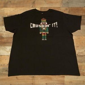 Crushing It Nutcracker Shirt Funny Merry Christmas Shirt White Elephant Gift